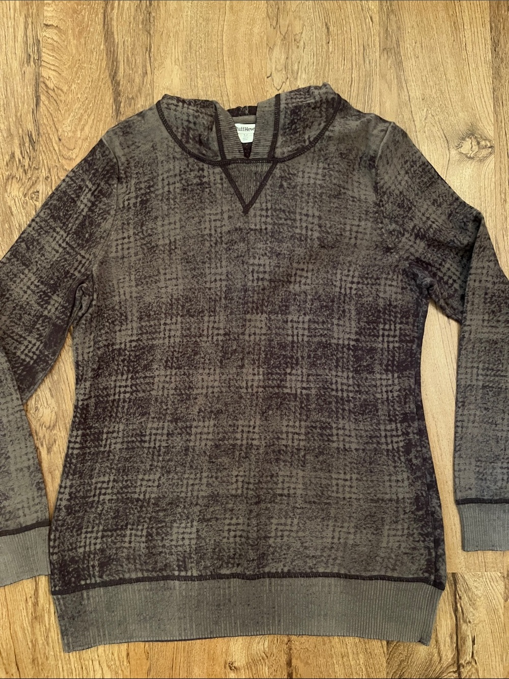 Ruff Hewn Hooded Patterned Pullover - Picture 4 of 7